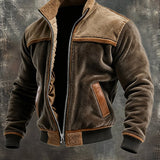 David | TOPLA VELURNA JAKNA S PODSTAVOM OD FLEECEA