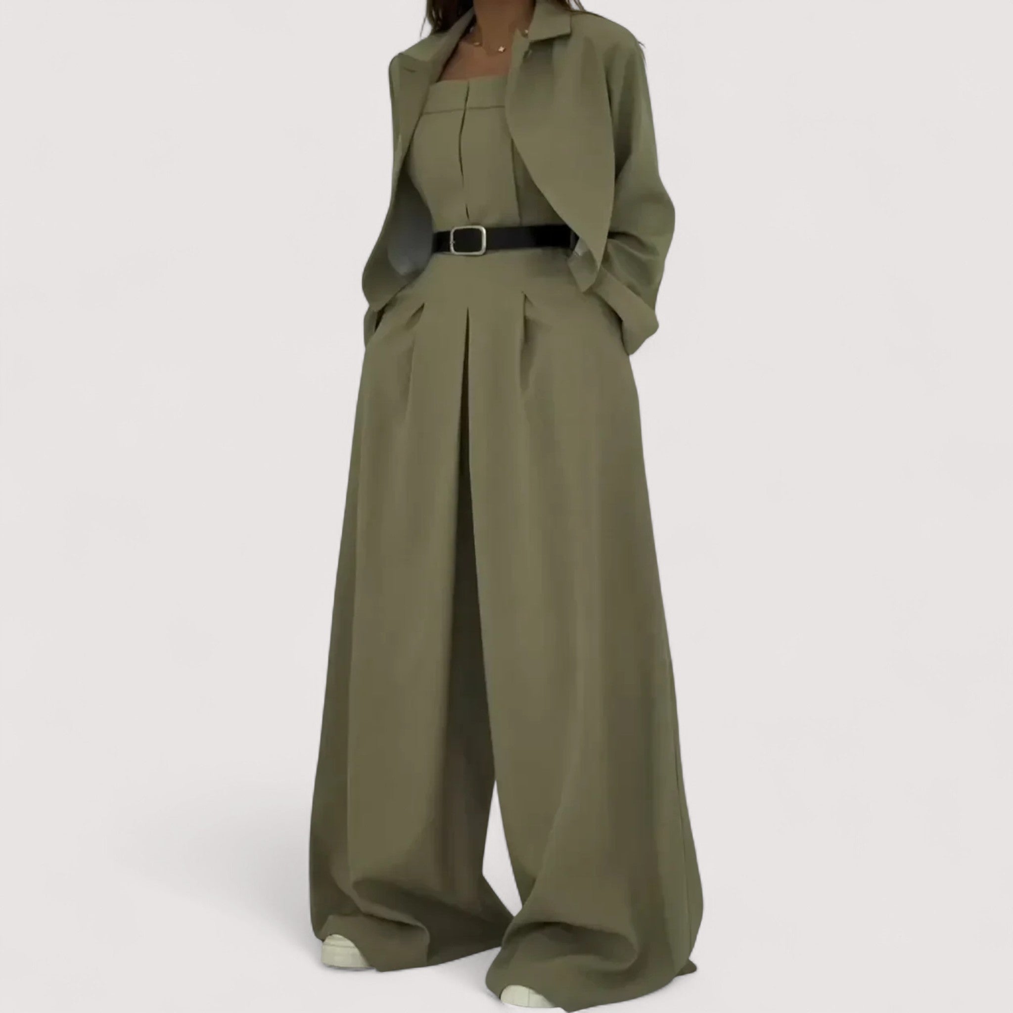 Eclat™ | Komplet Bustier i Jakna – Šik i Trendi