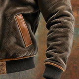 David | TOPLA VELURNA JAKNA S PODSTAVOM OD FLEECEA