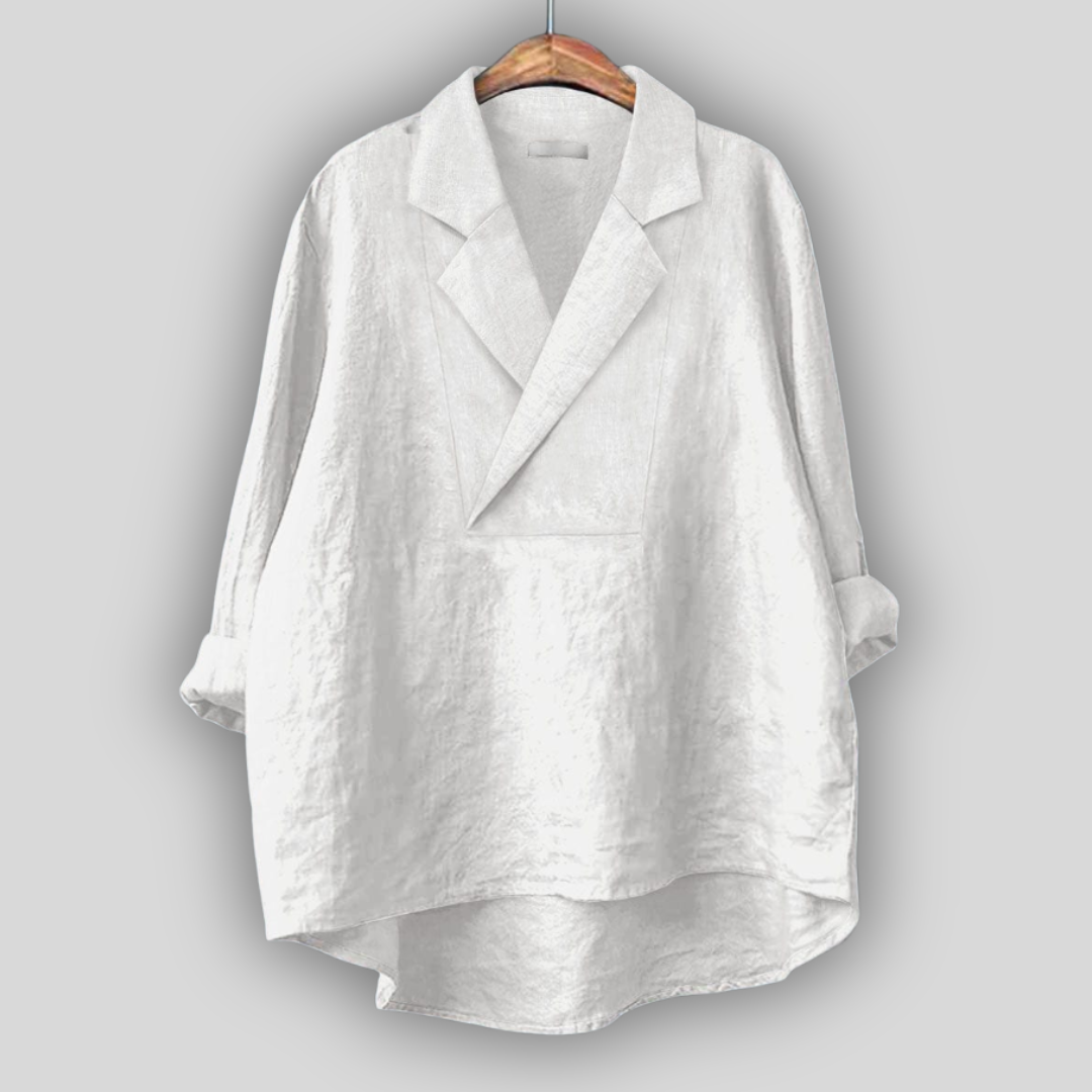 Linen Bluzica “Ružičasta Aura”