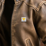 Tomislav | JAKNA OD STAROG KOŽE U SMEĐOJ BOJI KLASIČNOG REZA