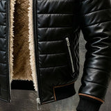 Ivan | CRNA JAKNA S SHERPA PODSTAVOM