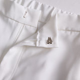 Elegantne bijele hlače visokog struka