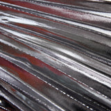 Elegantna jednostrana haljina s metalnim nabranim detaljima