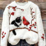 Ženska božićna majica s kapuljačom