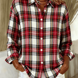 Mira – Klasična karirana bluzica