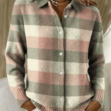 Noor - Karirana pletena bluzica