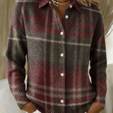 Emily – Geruite pletena bluzica