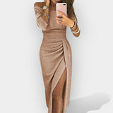 Elegantna haljina sa stiliziranim krojem