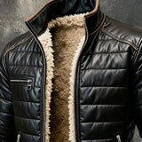 Ivan | CRNA JAKNA S SHERPA PODSTAVOM