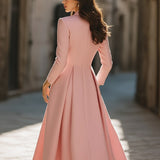 Elegantna plisirana midi haljina