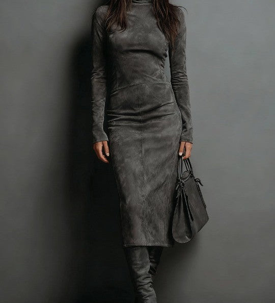 Ilaria | Midi Haljina Smeđa